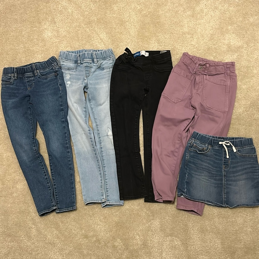 Girls Denim Bundle size M (8)